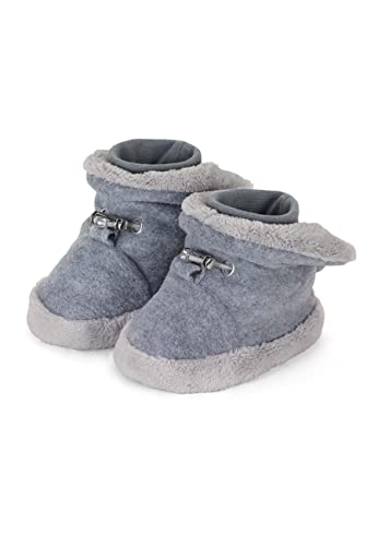 Sterntaler Jungen Baby Schuhe mit Schnurzug, Farbe: Silber melange, Größe:...