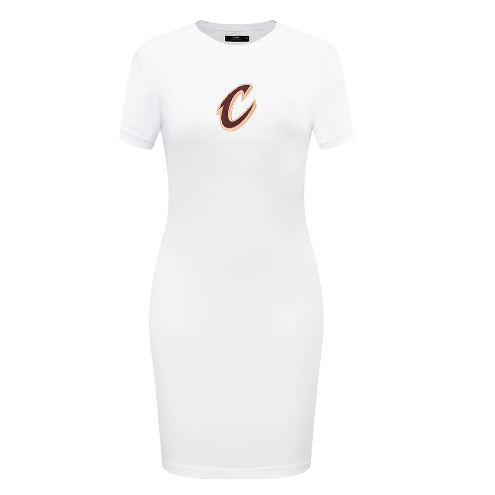 Pro Standard Womens NBA Classic Chenille Cotton Single Jersey Body Con Dress