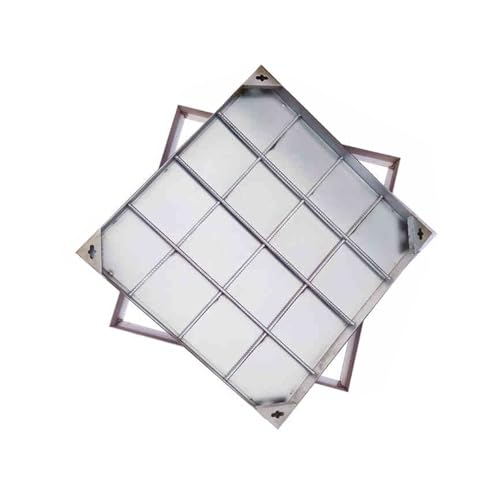 Couvercle de regard pour fosse septique transparent et encastré, fini les plaques en fonte laides