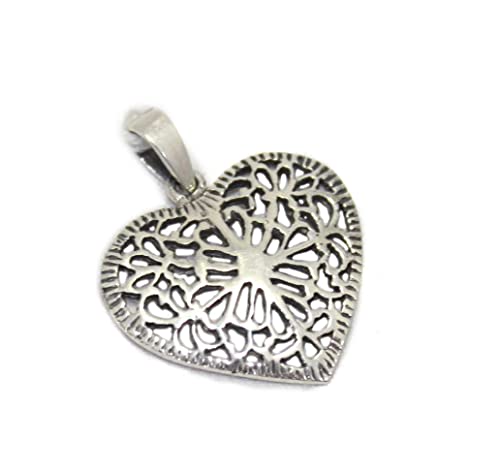 Pendentif argent 925 femme citrine et filigrane traditionnel C 282
