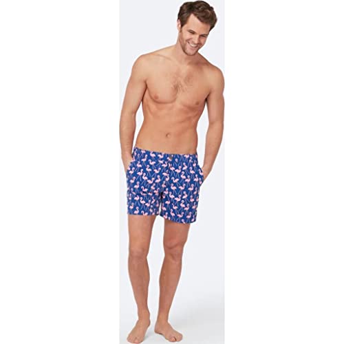 Bañador para hombre Tom & Teddy antirozaduras elástico con bolsillos cómodos rosa S 2