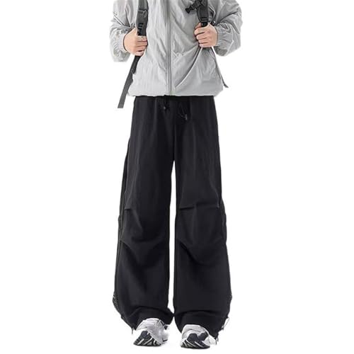 Men's Pants Ice Silk Summer Thin Loose Wide-Leg Casual Trouser for Men