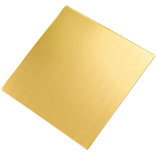 Plaque de tôle en laiton 0,5 mm de haute malléabilité pour la soudure