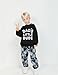 TUEMOS Toddler Boy Clothes Daddy Little a Dude Boy Outfit Letter Sweatshirt Top + Camouflage Pants Outfit Set 3-4t