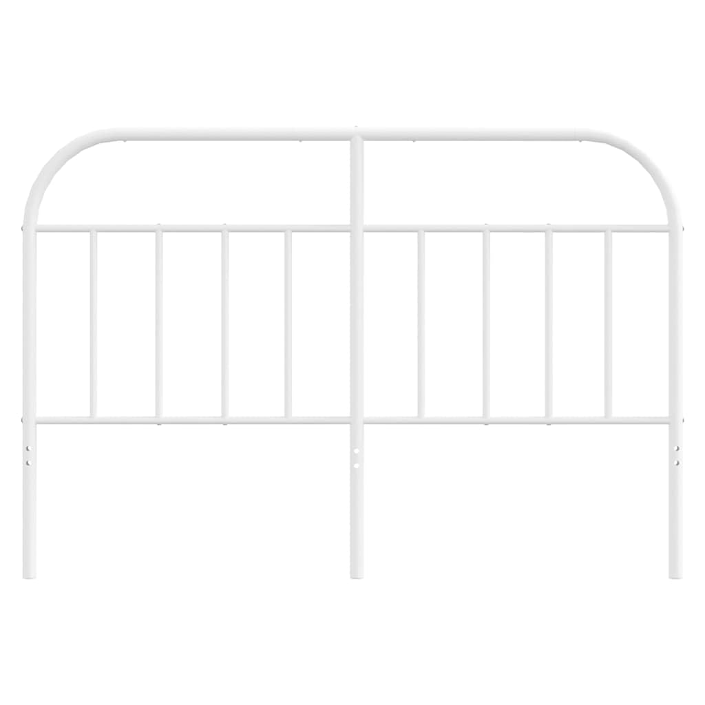 SYDE Cabecero de Repuesto Blanco 150 cm Metal