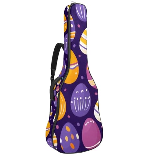 Housse guitare acoustique imperméable 101.6 cm grand étui rembourré multicolore