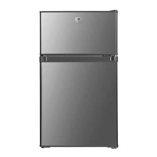 Consejos para Comprar Frigobar 2 Pies - los preferidos. 46 White-Westinghouse Frigobar 3 pies, congelador independiente, control de temperatura, luz interior, 2 puertas reversibles y patas ajustables mod. WWCR3085LHS color Acero
