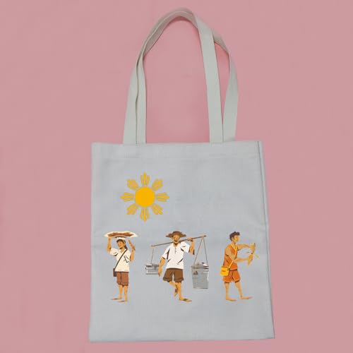 Bolso tote para alimentos filipinos - Regalo para amantes de la comida filipina, dulces y postres de Filipinas miniatura 6