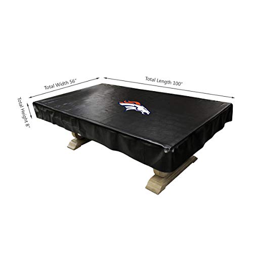 Imperial Officially Licensed NFL Merchandise: Billiard/Pool Table Naugahyde Cover, 8-Foot Table, Denver Broncos