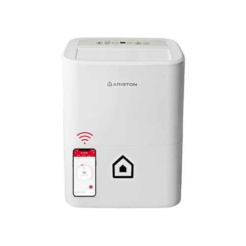 Ariston DEOS 16S NET Wifi - Deumidificatore Casa Muffa Portatile 16L/24h con...
