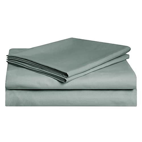Dwell Studio 100% Cotton Percale Sheet Set - Deep Pocket, 4 Piece - 1 Flat, 1 Deep Pocket Fitted Sheet And 2 Pillowcases, Crisp Cool And Strong Bed Linen (Queen, Desert Sage) #TOP6