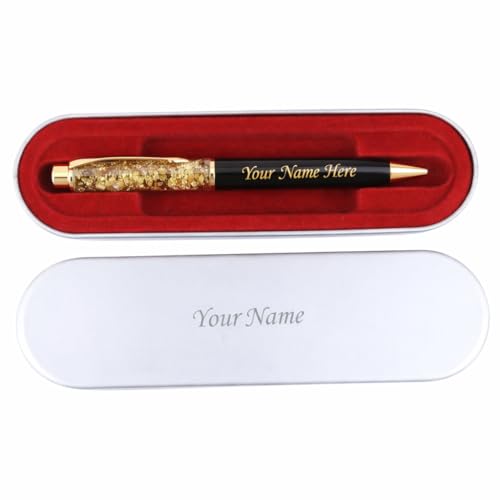 Image of Celebr8 Personalized Name Engraved Metal Pen | Premium Blue Ink Signature Writing Instrument | Executive Office Pen | Friendship Day Present | Corporate Gift for Men & Women | Friendship Gifts