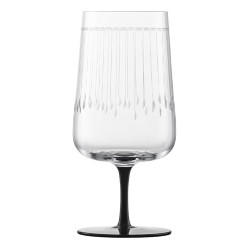 Zwiesel Glas Handmade Glamorous Crystal Glass, 16 Ounce Cabrenet (Set of 2), Clear
