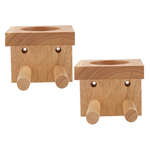 BESPORTBLE Wooden Baseball Bat Bracket Wall Mount Bat Holder Rack Display Mount Space-Saving Sports Storage