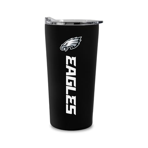 Rico Industries NFL Football Philadelphia Eagles 18oz Soft Touch Easy Grip Tumbler