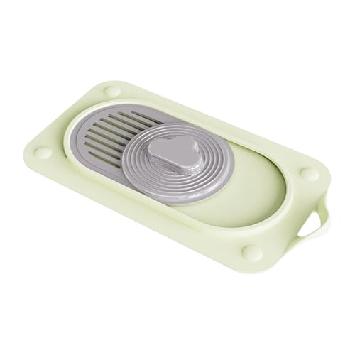 Sifón De Suelo De Silicona - Tapón De Pelo Para Succión De Aguas Residuales Para Baño | Accesorios De Cocina Y Baño, Dispositivo Antireflujo De Drenaje De Suelo De 20,3x10,7 Cm/7