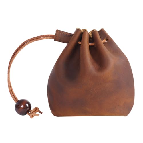 Catálogo para Comprar On-line Monederos para Hombre al mejor precio. 48 Bolsa De Almacenamiento De Cuero Mini Vintage Monedero Multifuncional Para Cambios Y Llaves Color Marrón Práctica Para Uso Diario