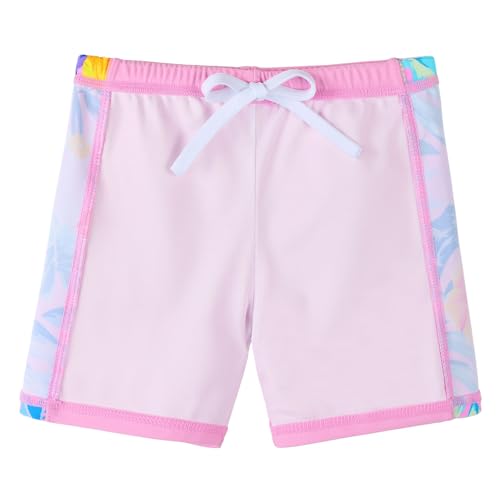 Image of Girls Two Piece Swimsuit Floral UPF 50+ Rash Guard Set Kids Beach Swimwear