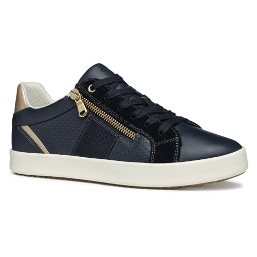 Geox D BLOMIEE E, Zapatillas Mujer, Navy, 36 EU