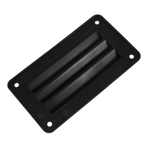 Unomor 1Set Louvered Wall Vent for Rv Boats and Yachts Water Resistant Flush Thru Vent Cover with Screws Durable Airflow Management for Ceiling and Roof Vents
