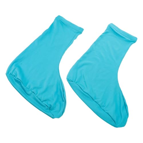 OSOLADY Polainas para Senderismo Impermeables y Elásticas de Fibra Azul, Cubrezapatillas Antideslizantes Reutilizables para Hombre y Mujer en Actividades al Aire Libre