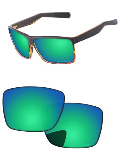 PapaViva Replacement Lenses Compatible with Costa Del Mar Rincon 06S9018 Sunglass Emerald Green Polarized