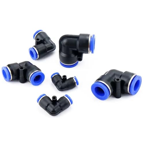 Raccord pneumatique PV coude 8mm pour réparer les fuites d'air comprimé