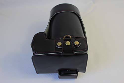 Full Protection Bottom Opening Version For Nikon Coolpix P1000 Protective Pu Leather Camera Case Bag Black #TOP3