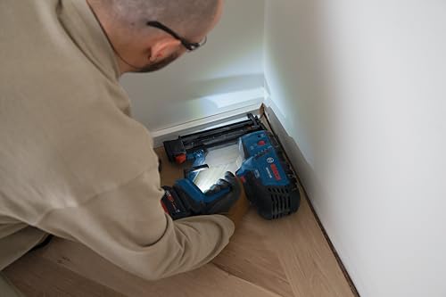 BOSCH GNH18V-18MN 18V Brushless 18-Gauge Brad Nailer - Cordless Power, Fastens up to 2,000 Nails per Charge, One-Handed Activation, Tool-Free Jam Clearing, Double LED Light (Bare Tool)