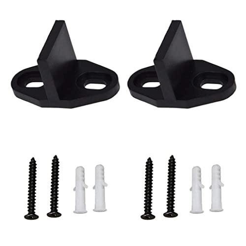 XJKLBYQ Quincaillerie de Guidage de Porte coulissante, Montage au Sol, Guides de Porte de dérivation de Grange inférieure, 2 pièces, Carte de vœux