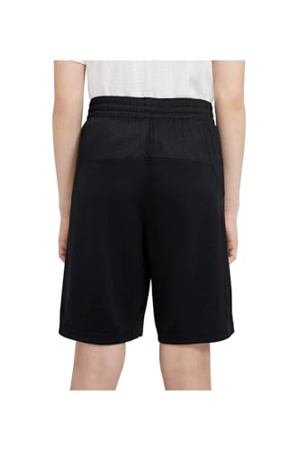 Nike Big Boys Dri-FIT Training Shorts (Black/White, X-Large)2