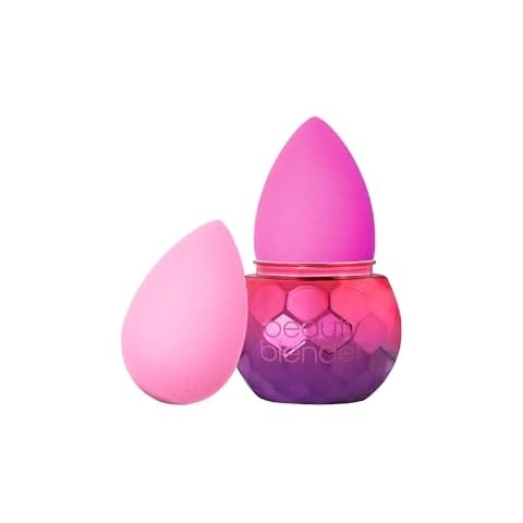 Beautyblender® | DiscGlow Inferno, 5-Piece Set – 2 Makeup Sponges, Sponge & Brush Cleanser, Cleansing Silicone Scrub Mat, Sponge Stand, Professional Application, Vegan & Cruelty Free, Made in the USA Cover