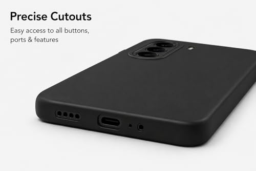 Image of FIRST MART Silicone Back Cover for OnePlus Nord CE 6 lite | Matte Black Anti-Slip Grip Case, Precise Cutouts, Scratch Resistant, Slim Fit | Pack of 1