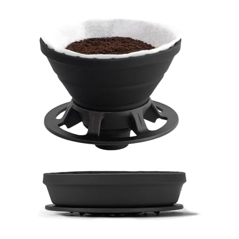 VANDROOP Silicone Reusable Coffee Dripper Cover
