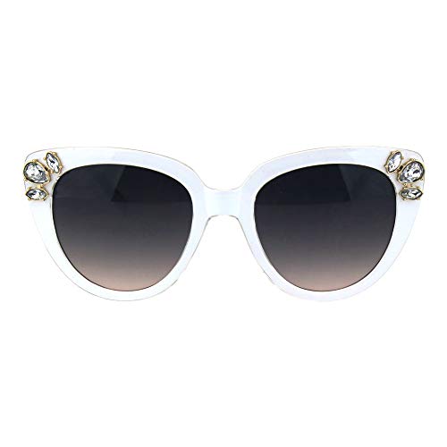 Womens Rhinestone Sunglasses Butterfly Cateye Fashion Eyewear UV 4002