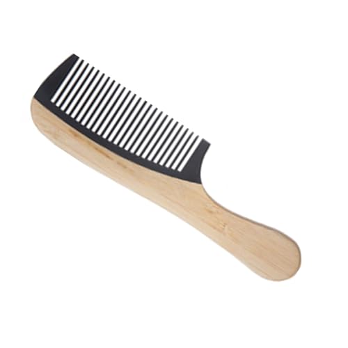 Peine de peluquería profesional para peluquería, antiestático, bambú, desenredante, para todo tipo de peinados