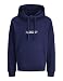 JACK & JONES Jorbleecker Minimal Sweat Hood, Ocean Cavern, L