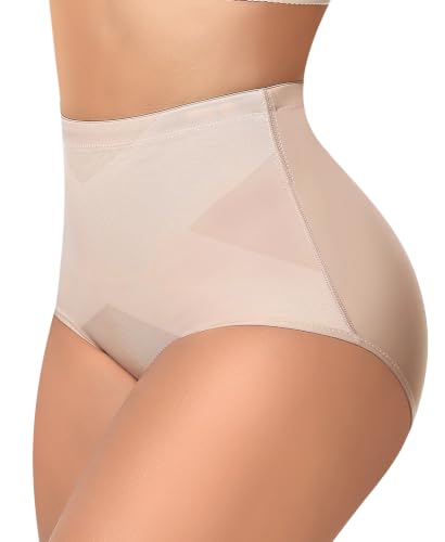 Image of Werena Tummy Control Shapewear for Women High Waisted Body Shaper Panties Seamless Shaping Underwear Panty Girdle