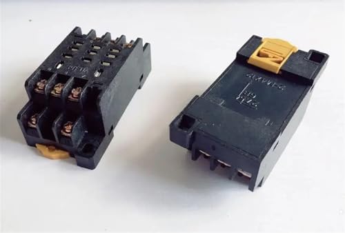Support de relais PTF11A à 11 broches en lot de 2 pour rail DIN rail symétrique