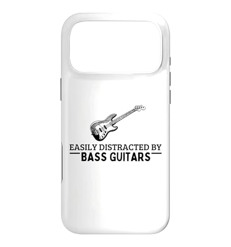 Easy Distracted By Bass Guitars �ʔ����x�[�X�v���[���[ �X�}�z�P�[�X iPhone 17 Pro Max �p