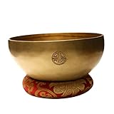 COHEALI Meditations-yoga-schale Aus Kupfer Tibetisches Klangschalen Heiler Handgefertigte Nepal-schale Mit Graviertem Design Als Musikinstrument