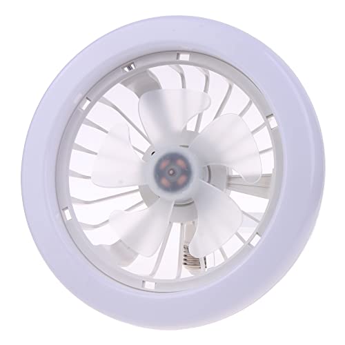 85V-265V 30W E27 Ventilador Techo con Lámpara LED 2in1 Bulbo LED Ventilador Eléctrico para Mercado Nocturno Oficina En Casa