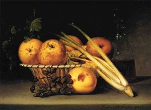 Peinture à l'huile Still Life Raphaelle Peale grand format 36x48 pouces