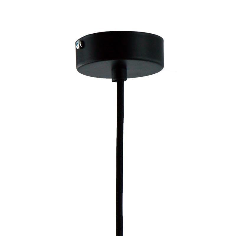 Iluminación de techo negro E27 plafón moderno para dormitorio y pasillo de casa 2