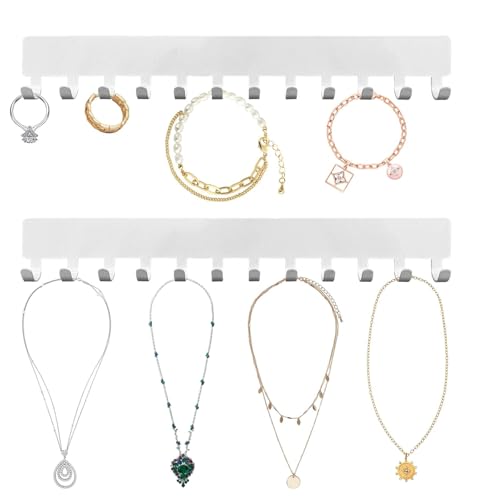 Chiluxendo Kettenständer Schmuck Schmuckständer Gold Kettenhalter Schmuckaufbewahrung Wand Schmuck Halter Ketten Aufbewahrungssystem Ketten Halterung Kette Organizer Hängend Halsketten Ständer