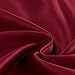 Homiest 4pcs Satin Sheets Set Luxury Silky Satin Bedding Set with Deep Pocket, 1 Fitted Sheet + 1 Flat Sheet + 2 Pillowcases (King Size, Burgundy)
