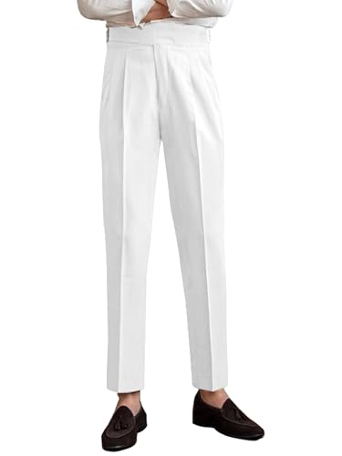 Image of Noble Monk Men's Formal Trousers | Regular Fit Stylish Pants for Men | Comfortable Solid Trousers | Classic Formal Wear for Men | Smart and Versatile Everyday Wear