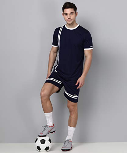 Adults Mens Football Soccer Set of Jersey with Shorts