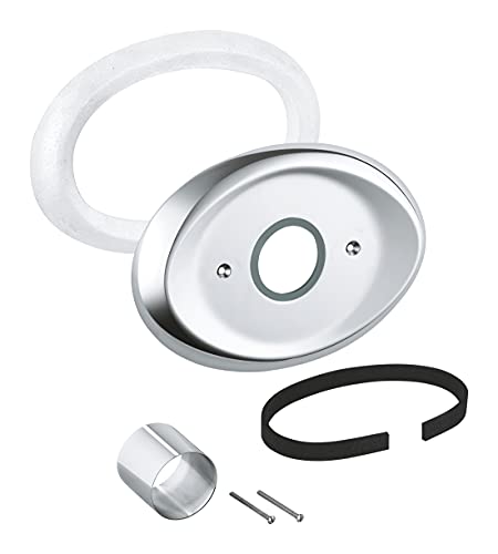 Preisvergleich Produktbild GROHE Rosette (Original Ersatzteil, Langlebig, Robust, Herstellergarantie: 5 Jahre), Chrom, 47543000