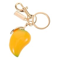 FOMIYES Porte-clés Mangue Décoratif Accessoire Kawaii Faux Fruit Pendentif Mignon pour Sacs Clés de Voiture et Décoration Polyvalente pour Adolescentes